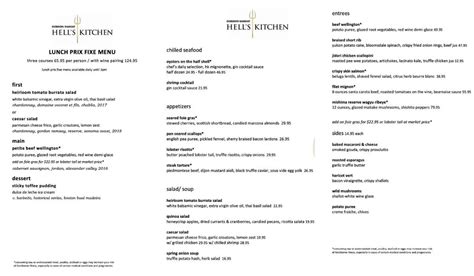 hell's kitchen vegas reservations|Cost to Eat at Hell’s Kitchen Las Vegas (Food Menu & Prices).
